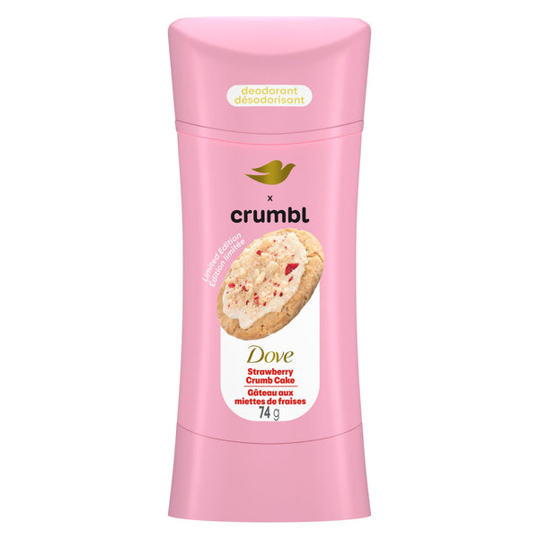 Dove x Crumbl Strawberry Shortcake · Desodorante en spray · 74 g