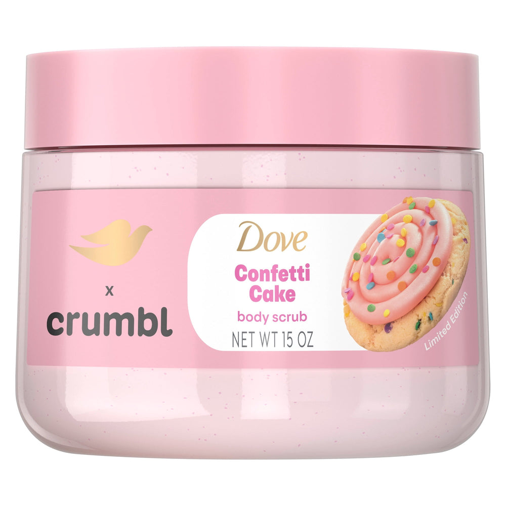 Dove x Crumbl Birthday Cookie · Exfoliante corporal · 425 g