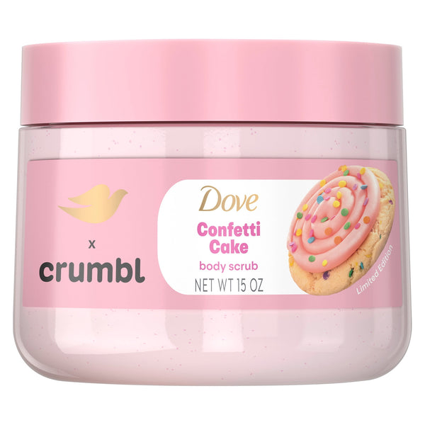 Dove x Crumbl Birthday Cookie · Exfoliante corporal · 425 g