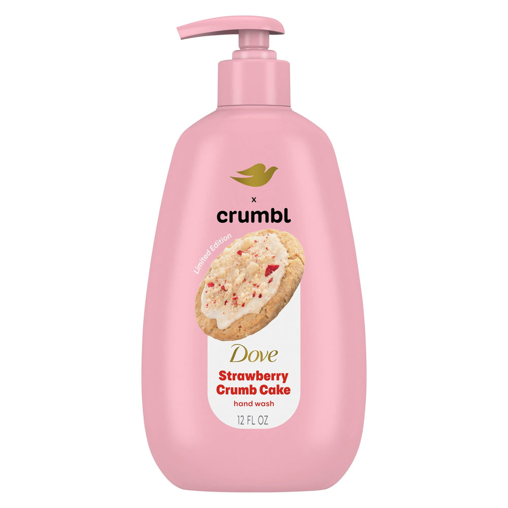 Dove x Crumbl Strawberry Cookie · Jabón líquido para manos · 355 ml