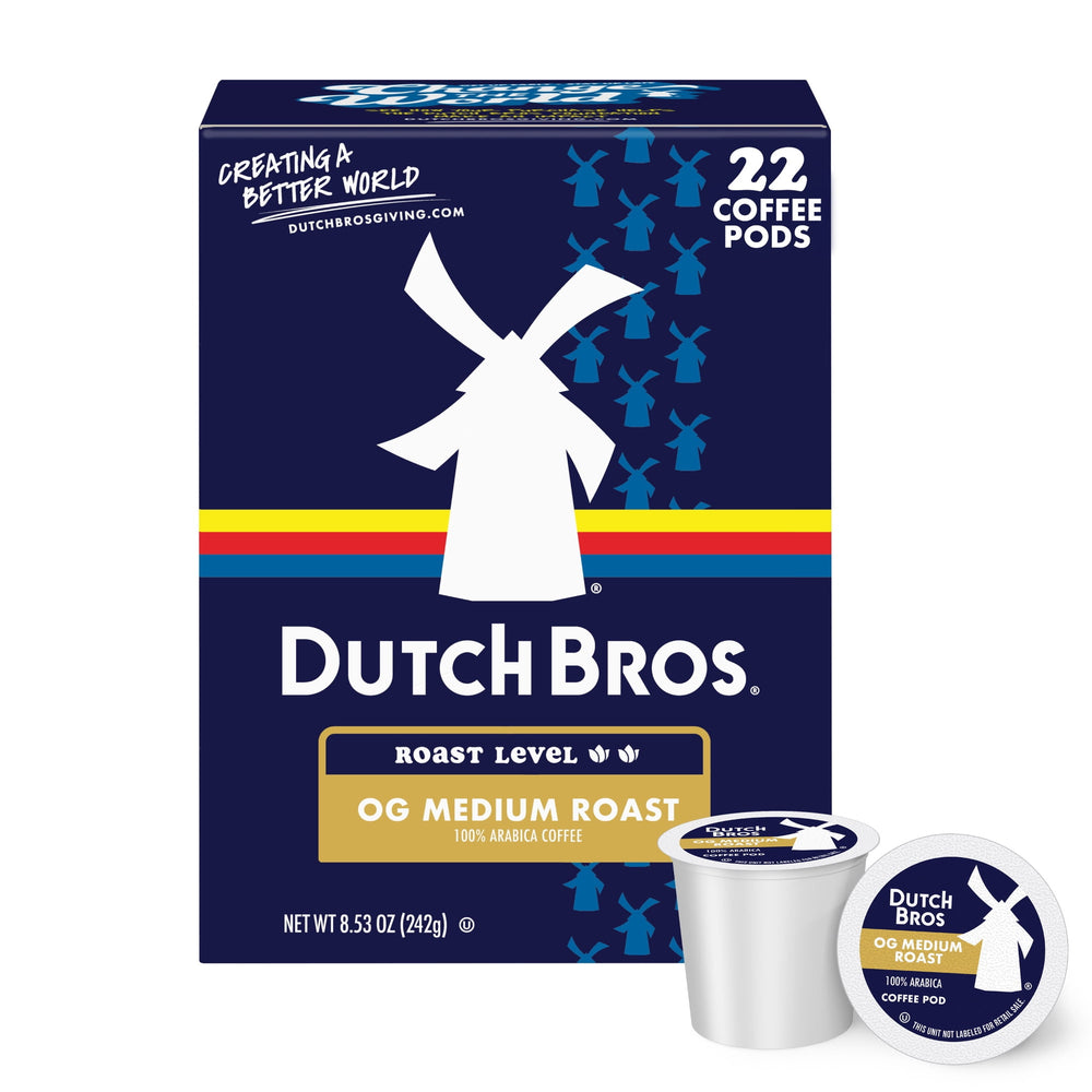 Dutch Bros OG Medium Roast · Cápsulas de café · 22 piezas (242 g)