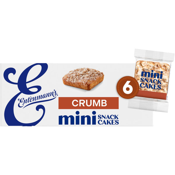 Entenmann's Crumb Mini Cakes · Pastelitos · 326 g · caja