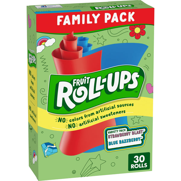 Fruit Roll-Ups Fruit Variety sin gluten · Dulce · 30 pzas · 425 g