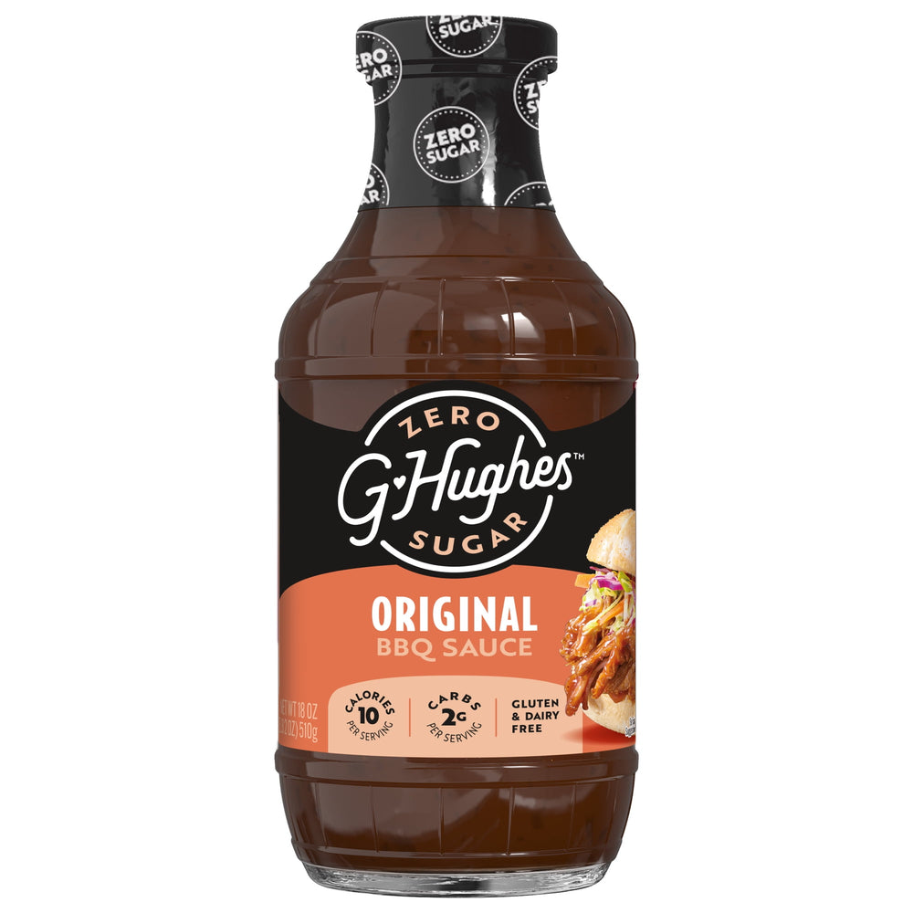 G Hughes Zero Sugar Original · Salsa BBQ · 510 g