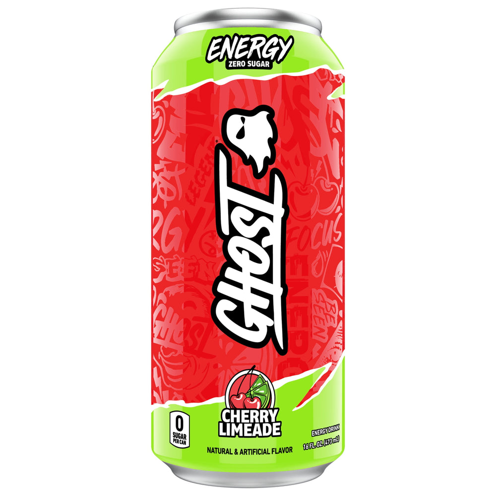 GHOST® ENERGY Cherry Limeade Zero Sugar · Bebida energética · 473 ml · lata