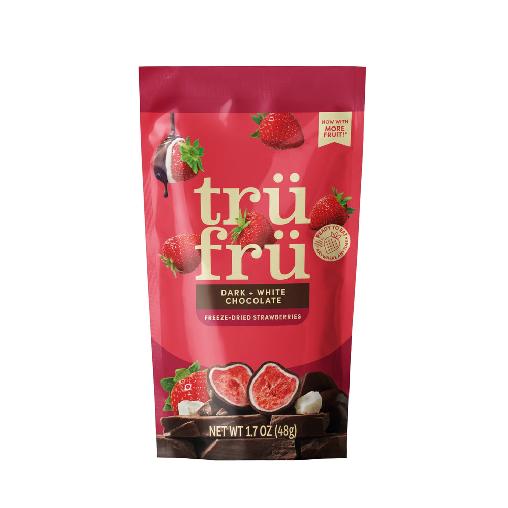 Tru Fru Freeze Dried Strawberries in Dark & White · Fruta seca · 48 g