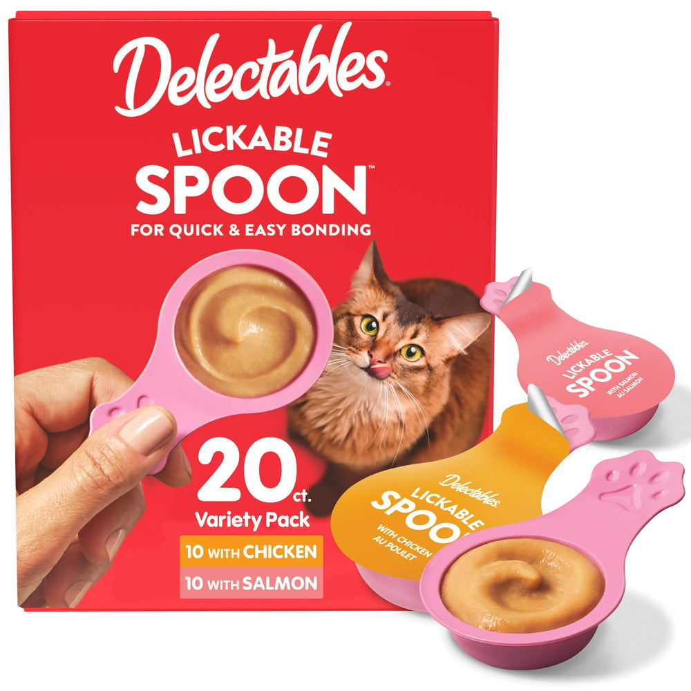 Delectables Lickable Spoon · Golosinas para gatos · 20 pack