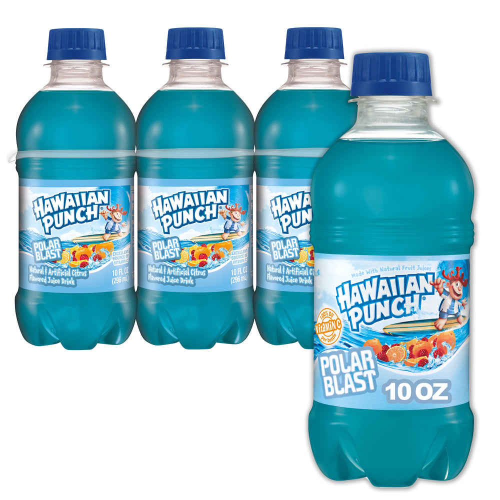 Hawaiian Punch Polar Blast Juice 10 Fluid Ounce · Bebida · 6 pzas