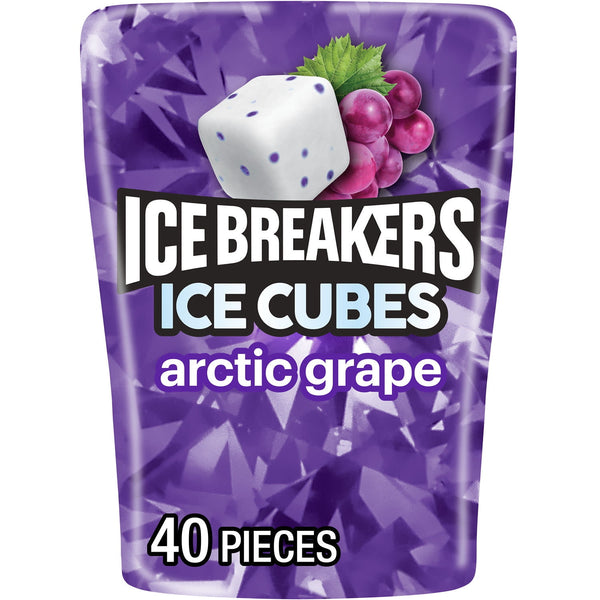 Ice Breakers Ice Cubes Arctic Grape · Chicles y mentas · 40 pzas de 92 g
