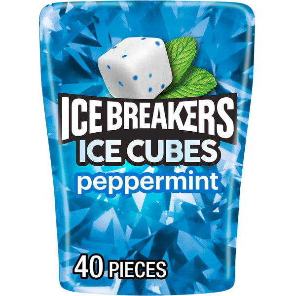 Ice Breakers Ice Cubes Peppermint · Chicles y mentas · 40 pzas de 92 g