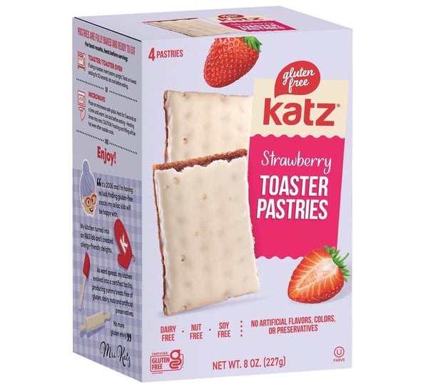 Katz Strawberry Nut Free sin gluten · Pastelitos · 227 g