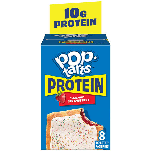 Pop-Tarts Protein Slammin' Strawberry · Pastelitos · 10 g · caja