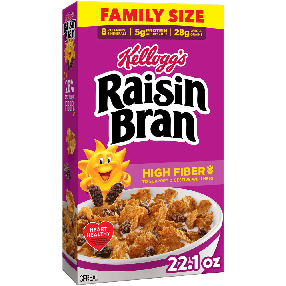 Kellogg's Raisin Bran Original · Cereal · 627 g · tamaño familiar