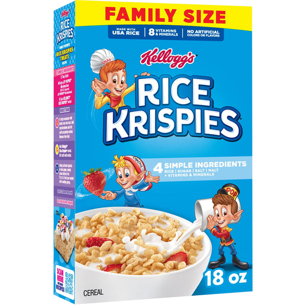 Kellogg's Rice Krispies Original 8 Vitamins and Minerals · Cereal · 510 g · tamaño familiar