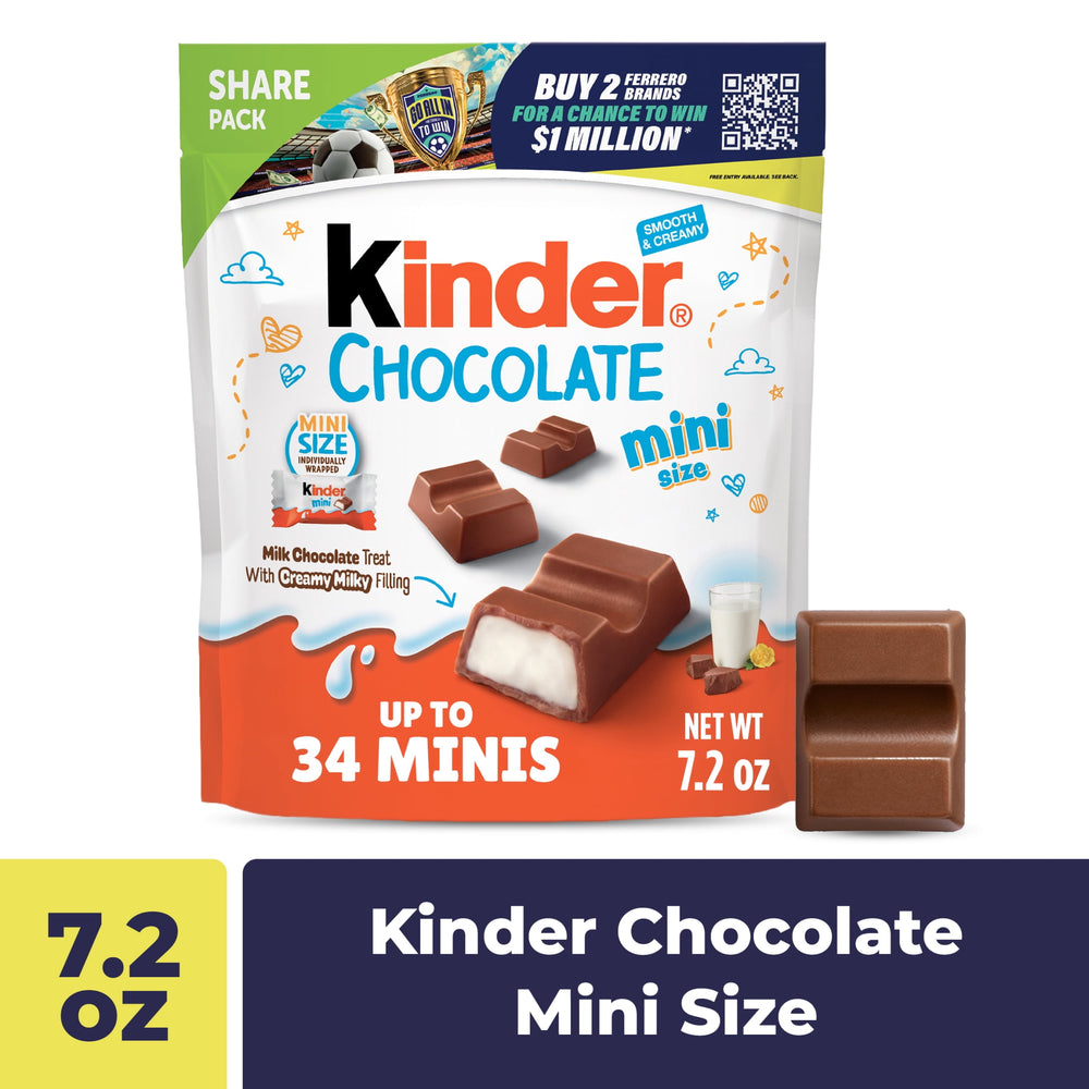 Kinder Chocolate Mini with Creamy Milky Filling Share · Chocolate · 204 g