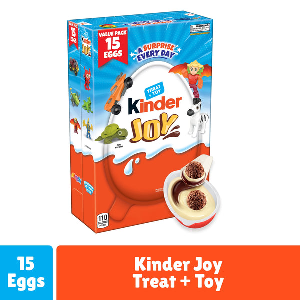 Kinder Joy · Chocolate y sorpresa · 15 piezas, 298 g