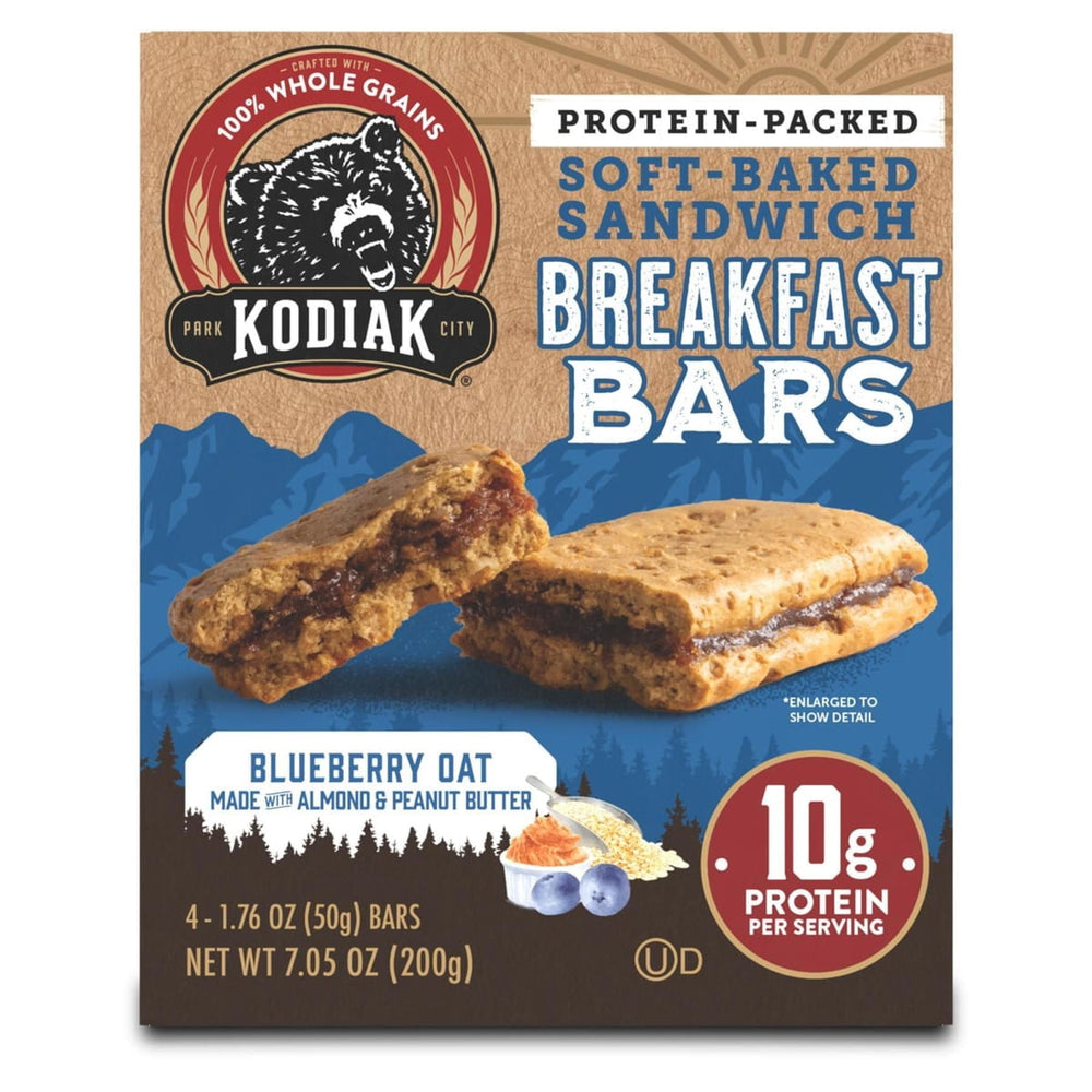 Kodiak Soft- Blueberry Oat Sandwich Protein Breakfast · Snack salado · 4 pzas de 50 g