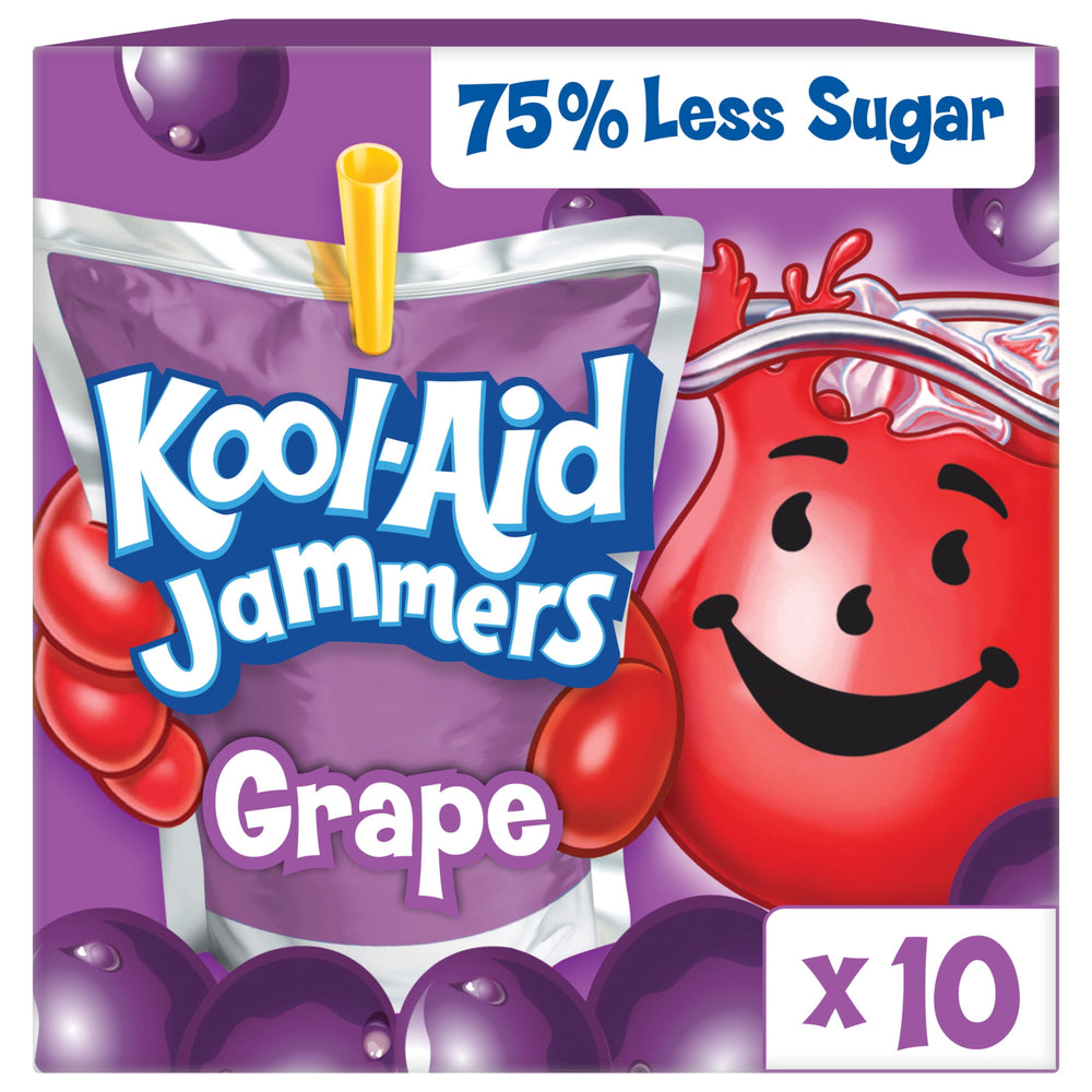 Kool-Aid Jammers Drink ent Source of Vitamin · Bebida · 10 sobres de 177 ml