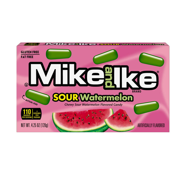 MIKE AND IKE SOUR Watermelon · Dulce · 120 g · caja