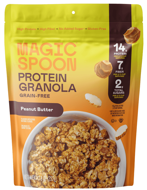 Magic Spoon Grain-Free Peanut Butter Protein · Granola · 227 g · bolsa