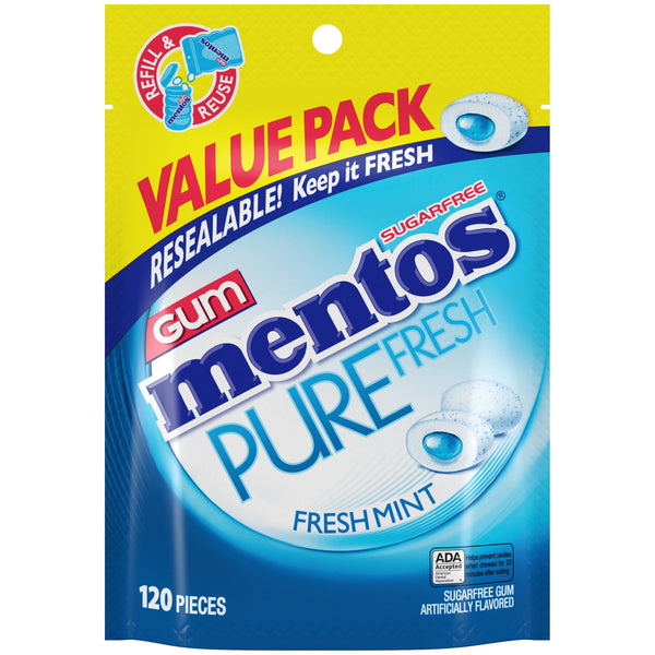 Mentos Pure Fresh Fresh Mint sin azúcar · Chicles y mentas · 120 pzas