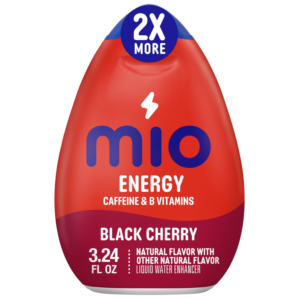 MiO Energy Black Cherry sin azúcar · Polvo para agua · 96 ml · botella