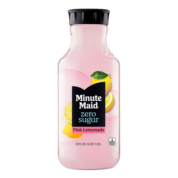 Minute Maid Zero Sugar Pink Lemonade · Bebida de limonada · 1.53 L