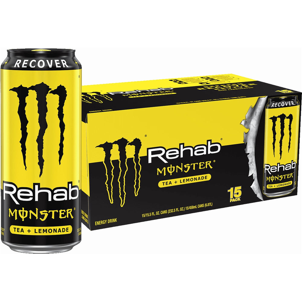 Monster Rehab Tea + Lemonade · Bebida energética · 458 ml (15 pack)