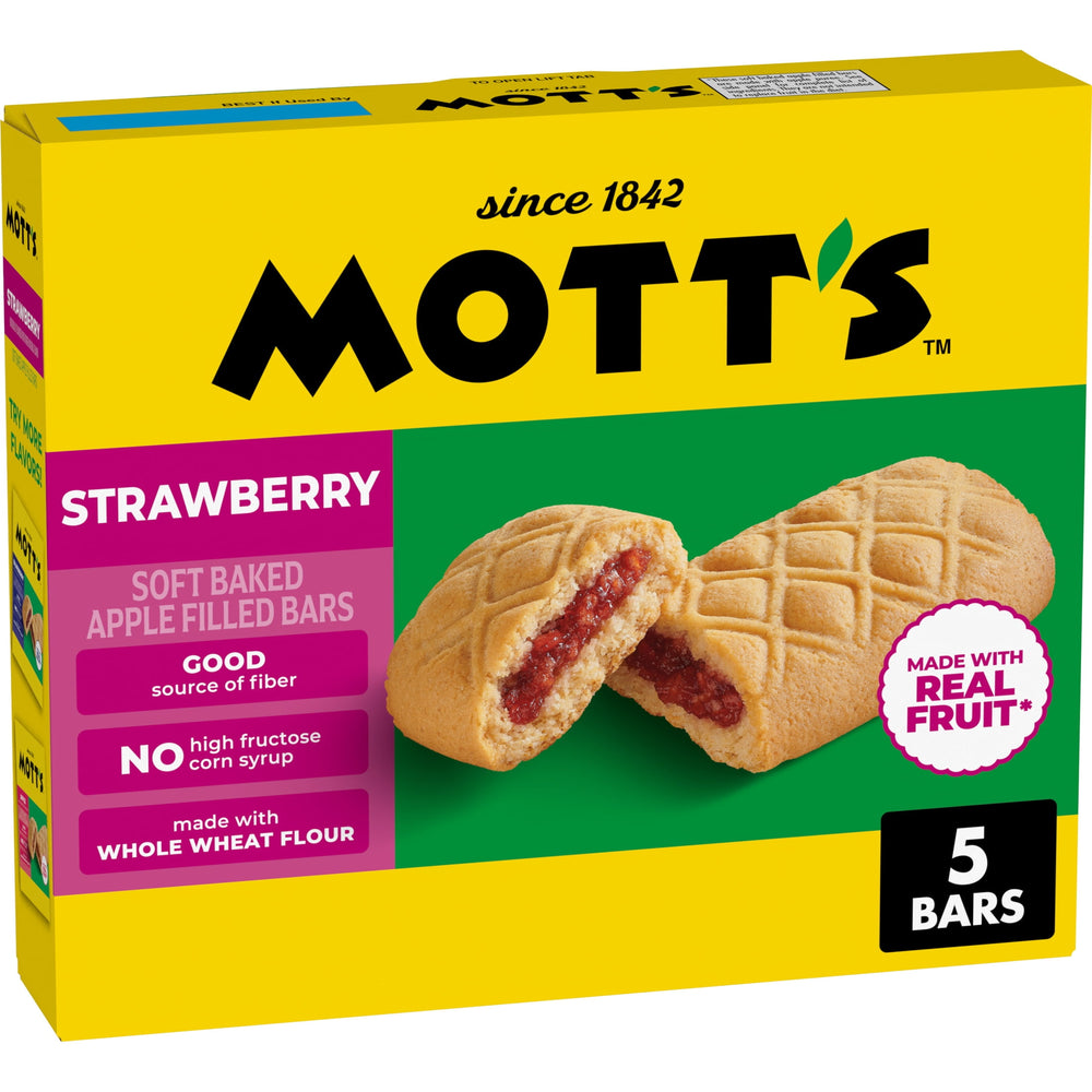 Mott's Apple Filled Strawberry · Snack salado · 5 pzas de 186 g