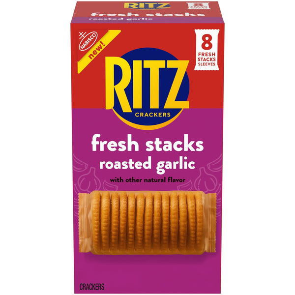 RITZ Fresh Stacks Roasted Garlic Travel · Galletas saladas · 335 g