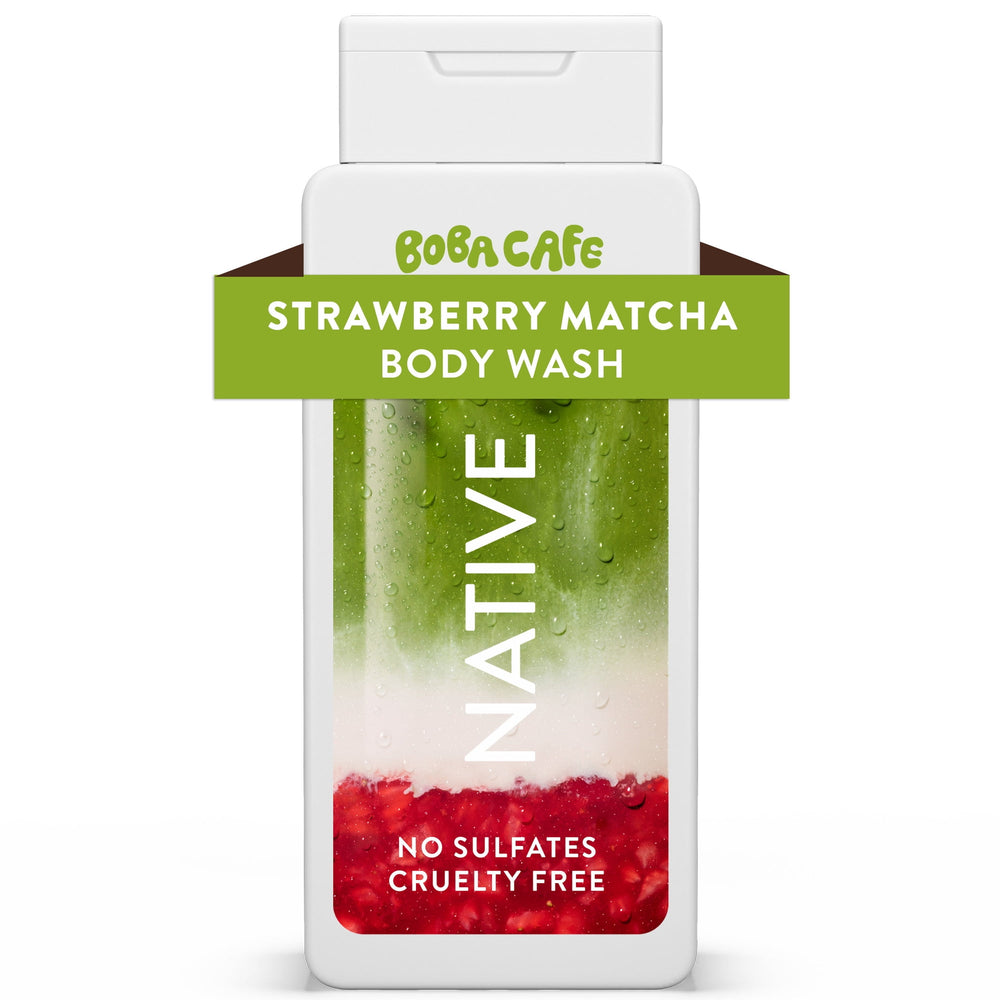 Native Boba Cafe Strawberry Matcha · Gel de baño · 532 ml