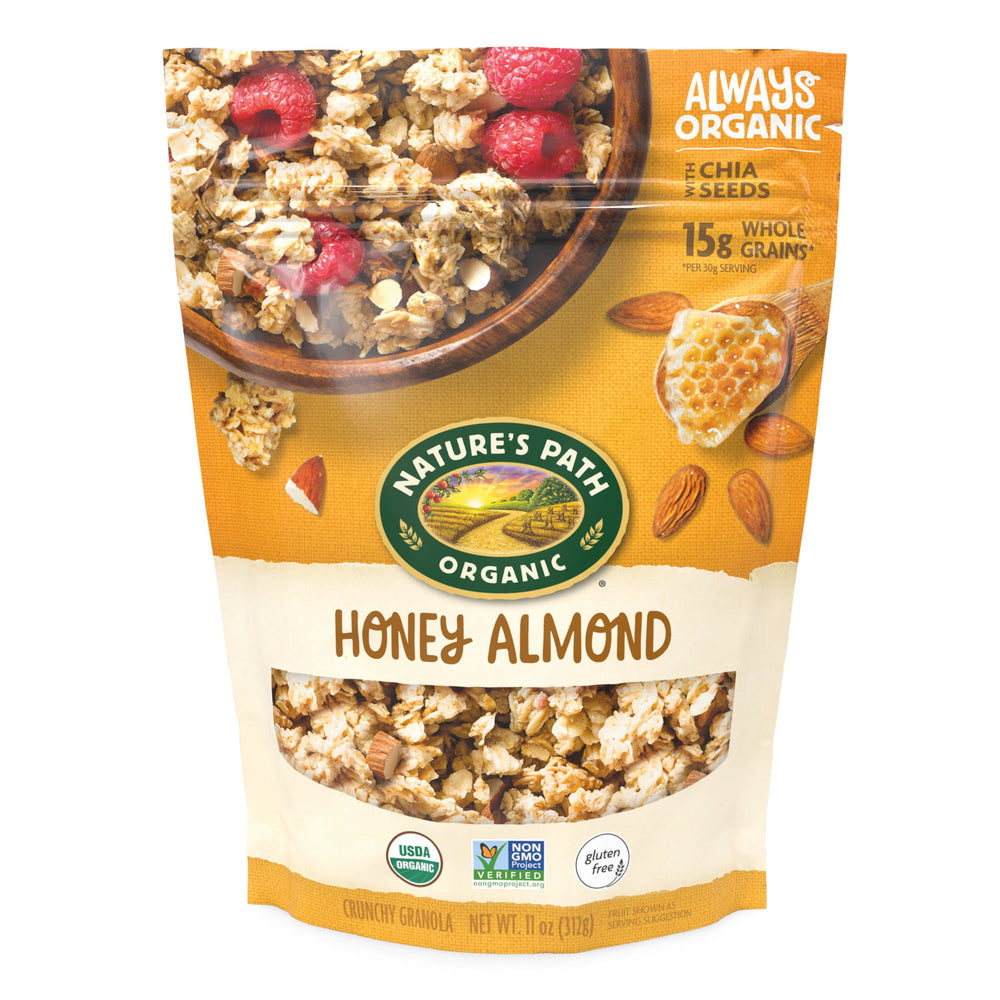 Nature's Path Organic Honey Almond · Granola · 312 g · sobre