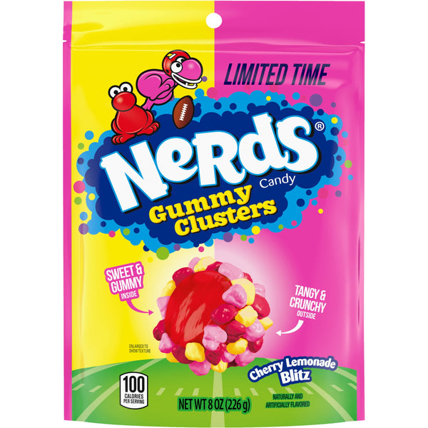 NERDS Gummy Clusters Cherry Lemonade · Gomitas · 227 g · bolsa