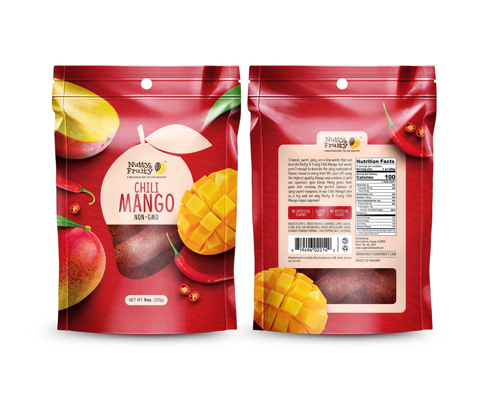Nutty & Fruity · Mango con chile · 255 g