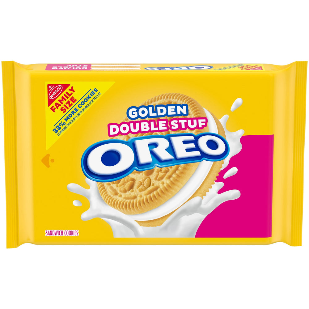 OREO Double Stuf Golden · Galletas · 530 g · tamaño familiar