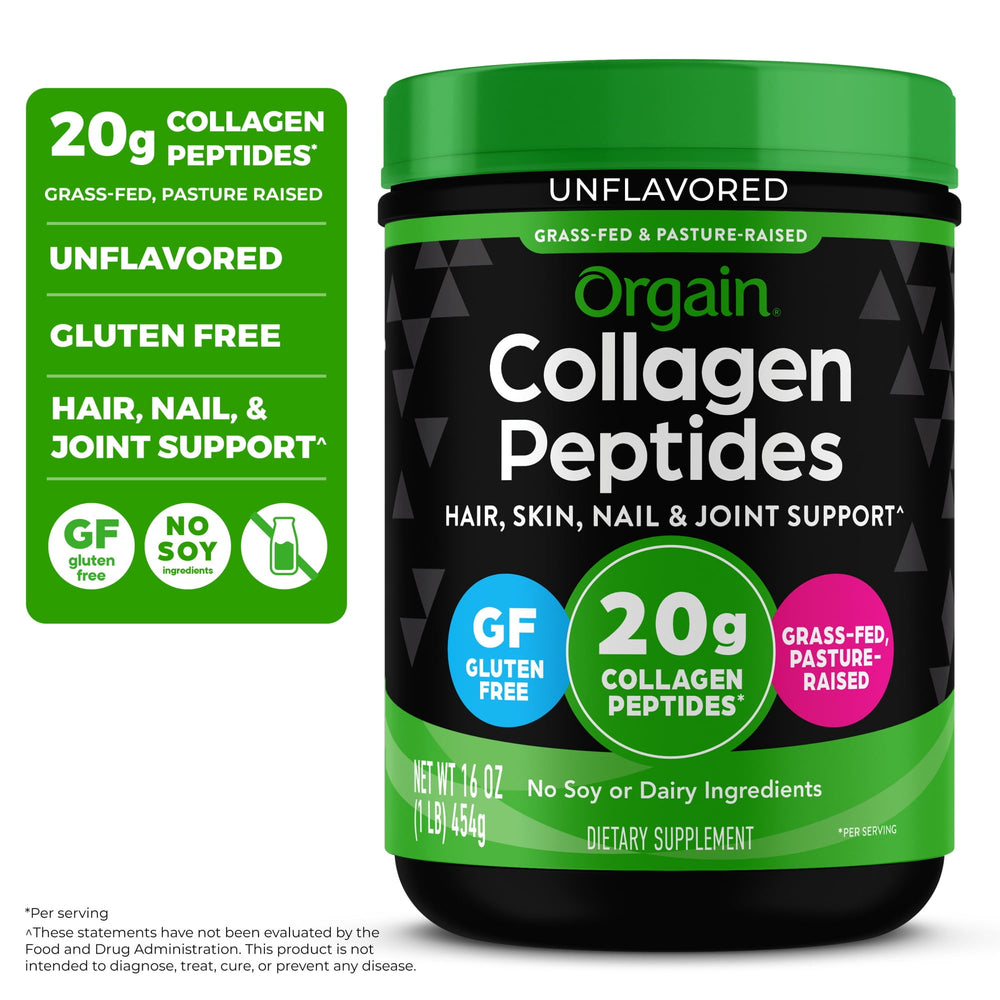 Orgain Péptidos de colágeno · Suplemento en polvo · 454 g
