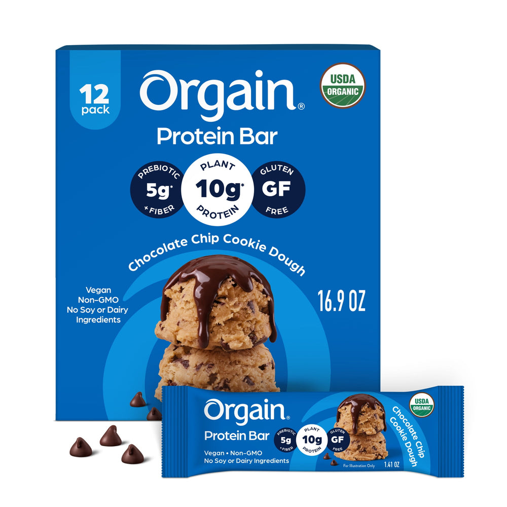 Orgain Protein Bar · Barra de proteína · 480 g (12 pzas × 40 g)