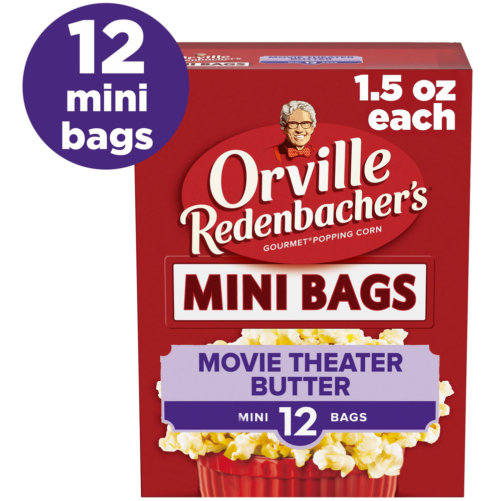 Orville Redenbacher’s Mini Bags Movie Theater Butter · Palomitas · 12 pzas de 43 g