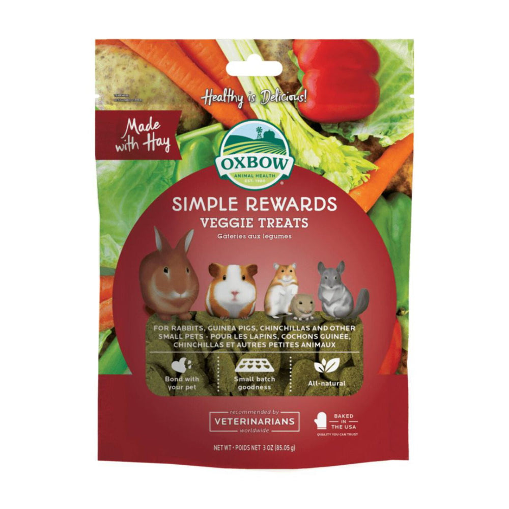 Oxbow Simple Rewards · Golosinas vegetales · 85 g