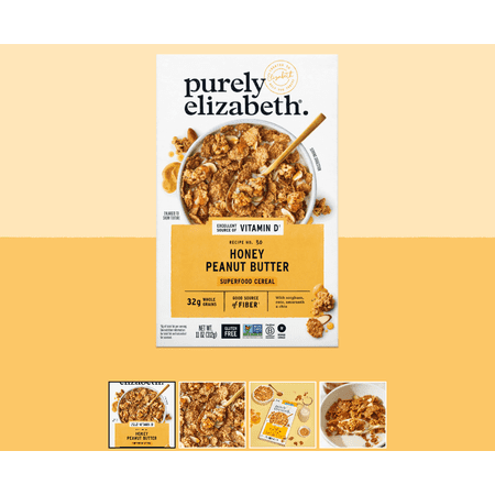 Purely Elizabeth Honey Peanut Butter Superfood · Cereal · 312 g · caja