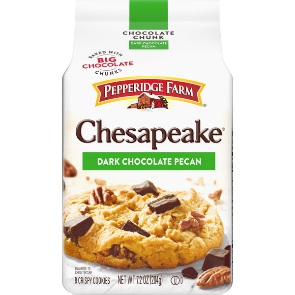 Pepperidge Farm Chesapeake Dark Chocolate Pecan · Galletas · 8 galletas de 204 g