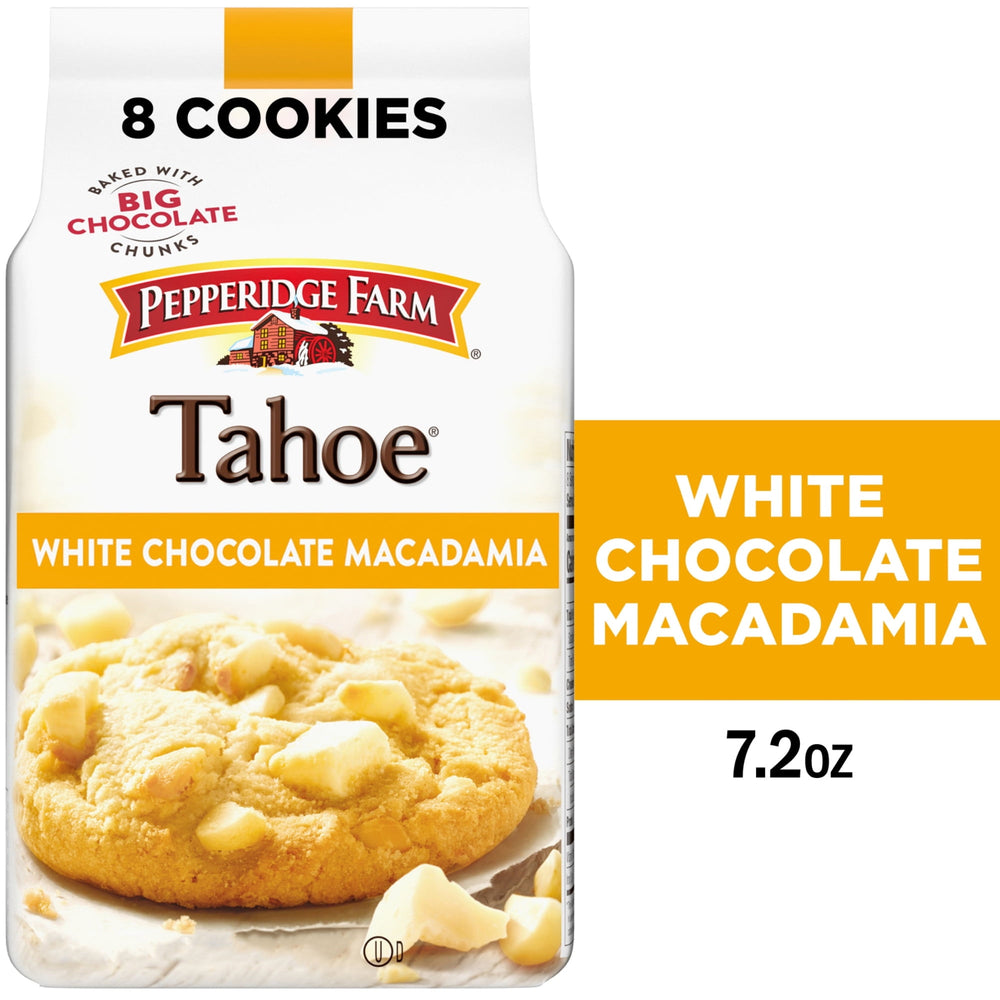 Pepperidge Farm Tahoe White Chocolate Macadamia Nut · Galletas · 8 galletas de 204 g