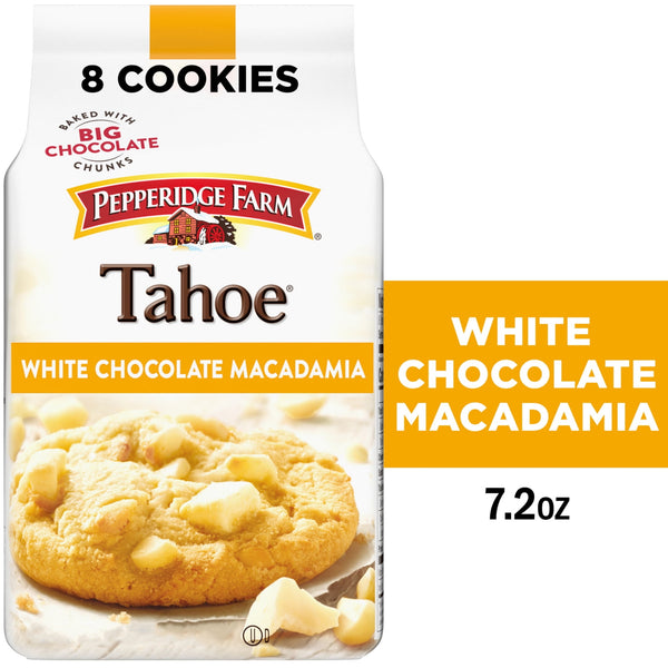 Pepperidge Farm Tahoe White Chocolate Macadamia Nut · Galletas · 8 galletas de 204 g