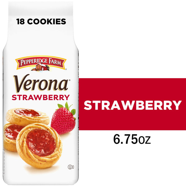 Pepperidge Farm Verona Strawberry Thumbprint · Galletas · 18 galletas de 191 g