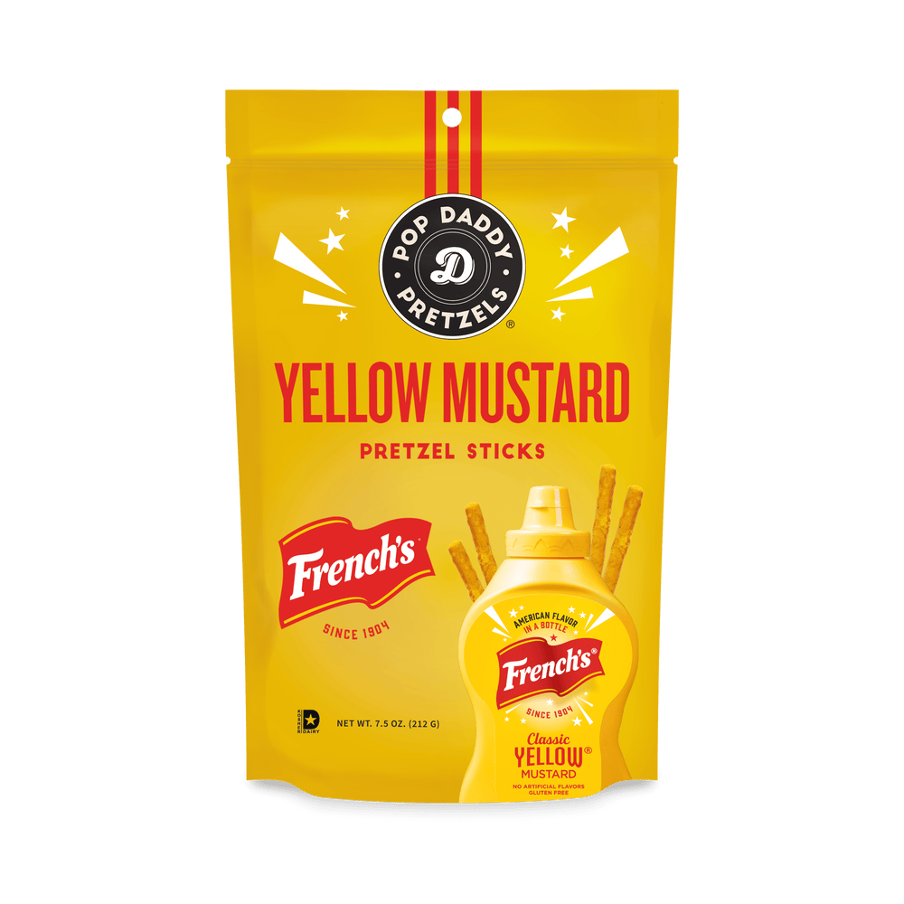 Pop Daddy French’s Mustard · Pretzels · 213 g