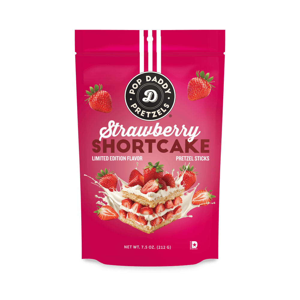 Pop Daddy Strawberry Shortcake · Pretzels · 213 g