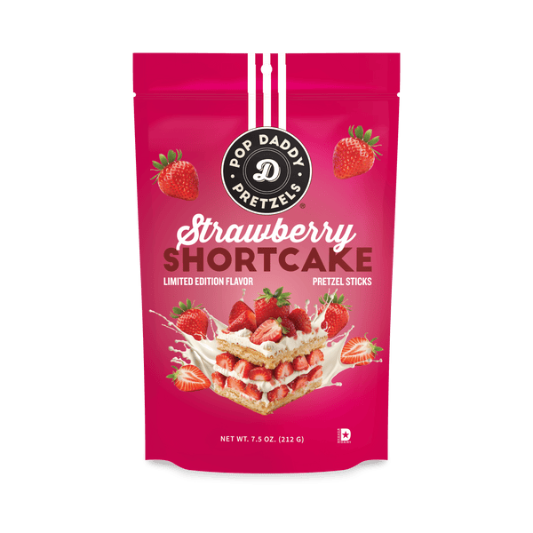 Pop Daddy Strawberry Shortcake · Pretzels · 213 g