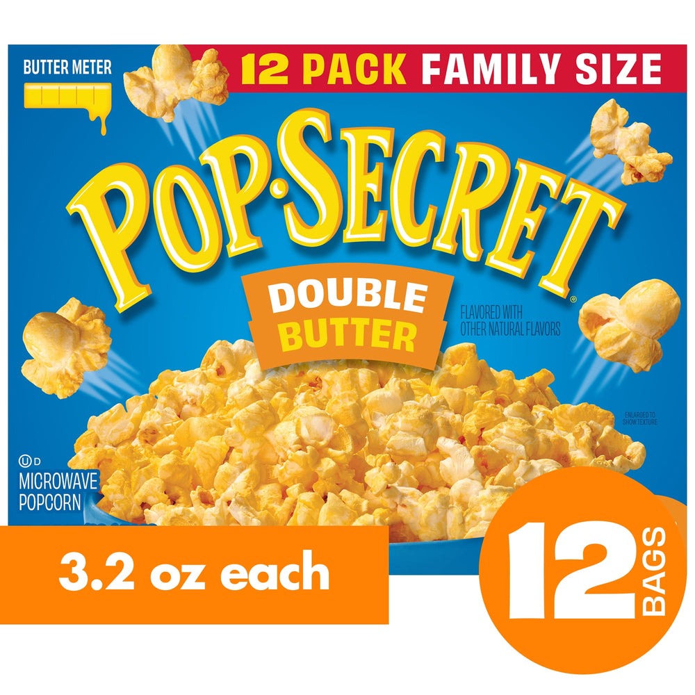 Pop Secret Double Butter · Palomitas · 12 pzas de 91 g