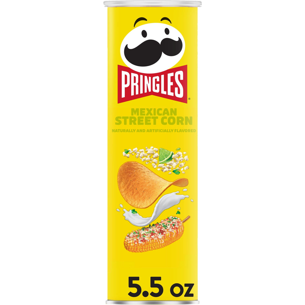 Pringles Elote Mexican Street Corn Potato Crisps · Papas · 156 g · bote