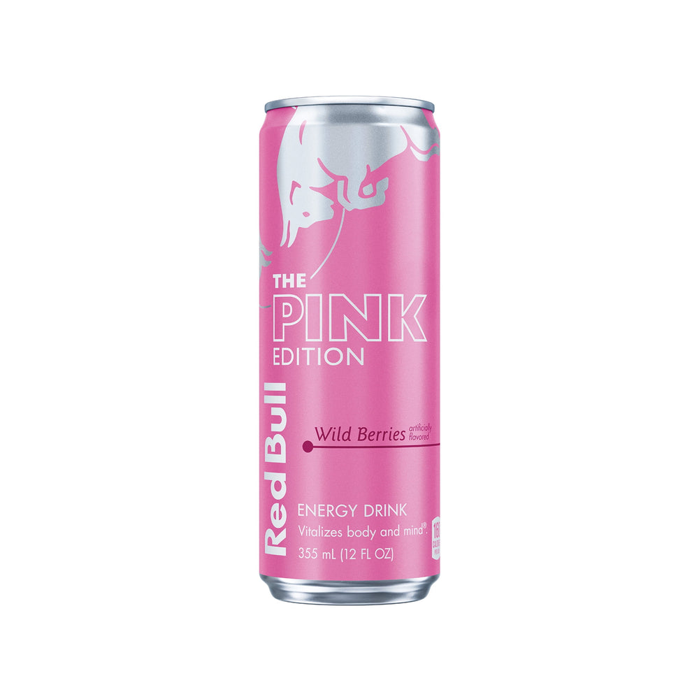 Red Bull Pink Edition Wild Berries · Bebida energética · 355 ml · lata